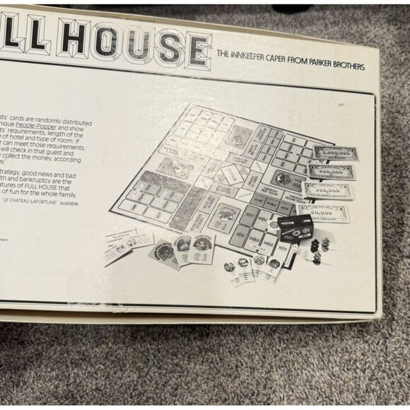 Vintage 1979 FULL HOUSE Innkeeper Caper Board Game Parker Bros. COMPLETE - Picture 4 of 4